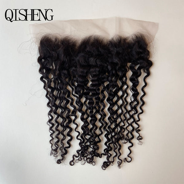 (More than three accessories are free shipping)13x4 Curly Free Part Closure