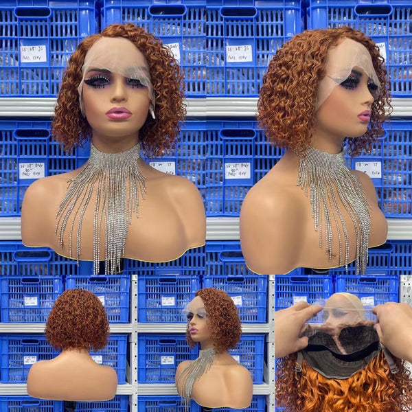 C-lace wig Jerry curly and water wave