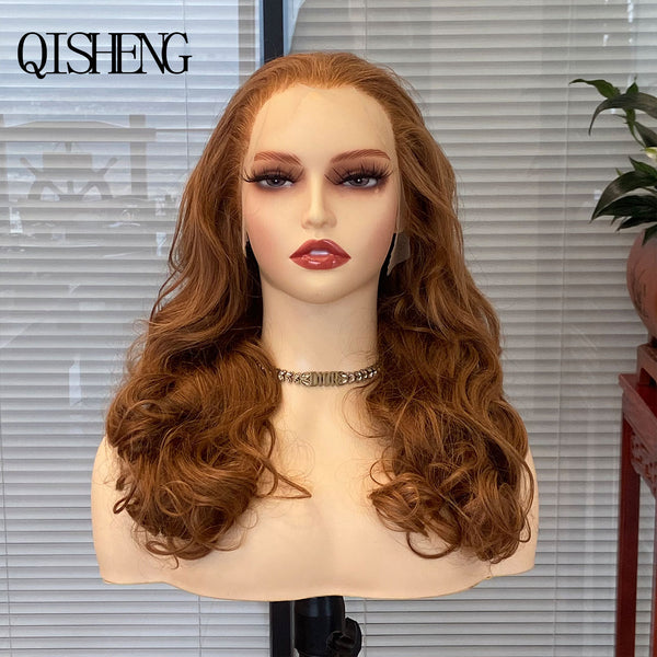 Qisheng 13x4 Front Lace 100% Human Hair Loose Wave Wig