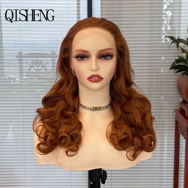 Qisheng 13x4 Front Lace 100% Human Hair Loose Wave Wig