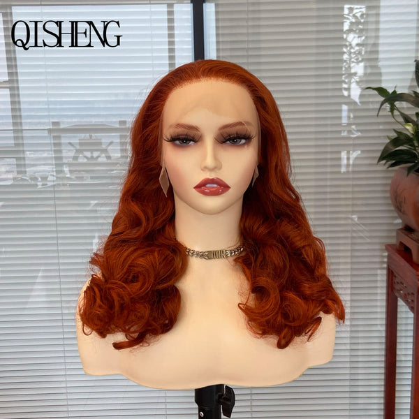 Qisheng 13x4 Front Lace 100% Human Hair Loose Wave Wig