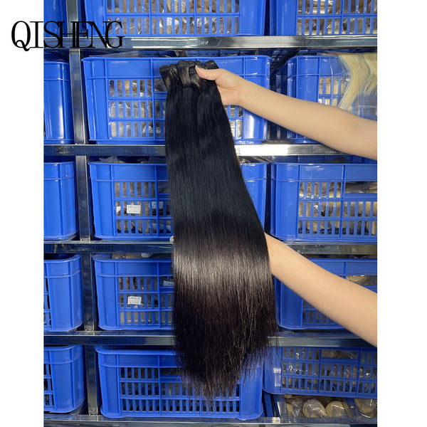 Bone Straight  100%Human Hair Bundles（Free shipping for three or more items）