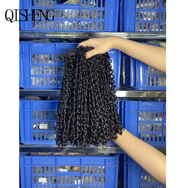 Pissy Curly  100%Human Hair Bundles（Free shipping for three or more items）