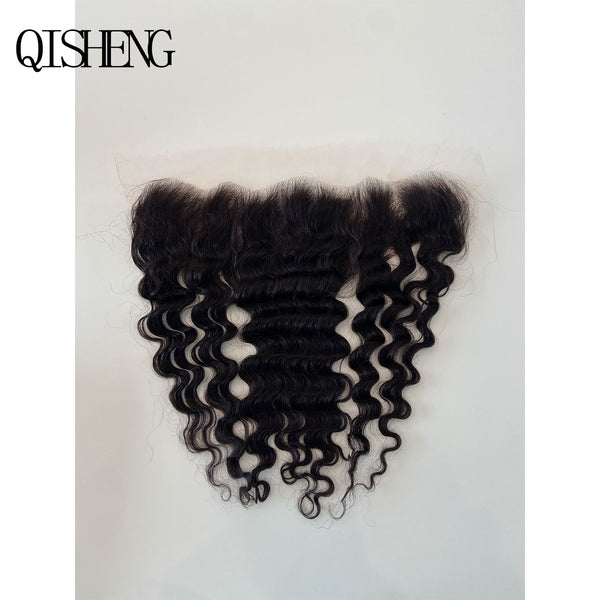 (More than three accessories are free shipping)13x4 Loose Curly Free Part Closure