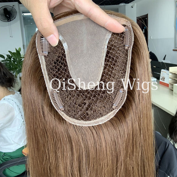 5.5*6.5  wigs Base V Part（16inch）